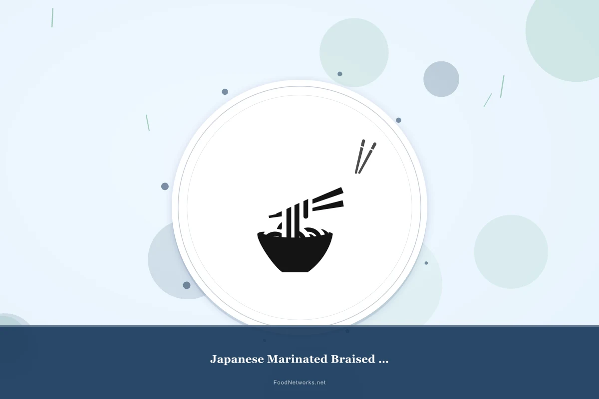 Why This Japanese Marinated Braised Meat Recipe Works