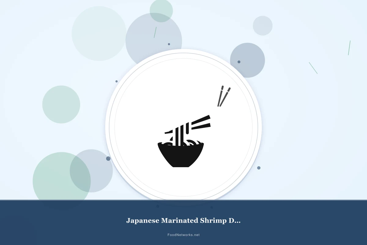 Why This Japanese Marinated Shrimp Dish Recipe Works
