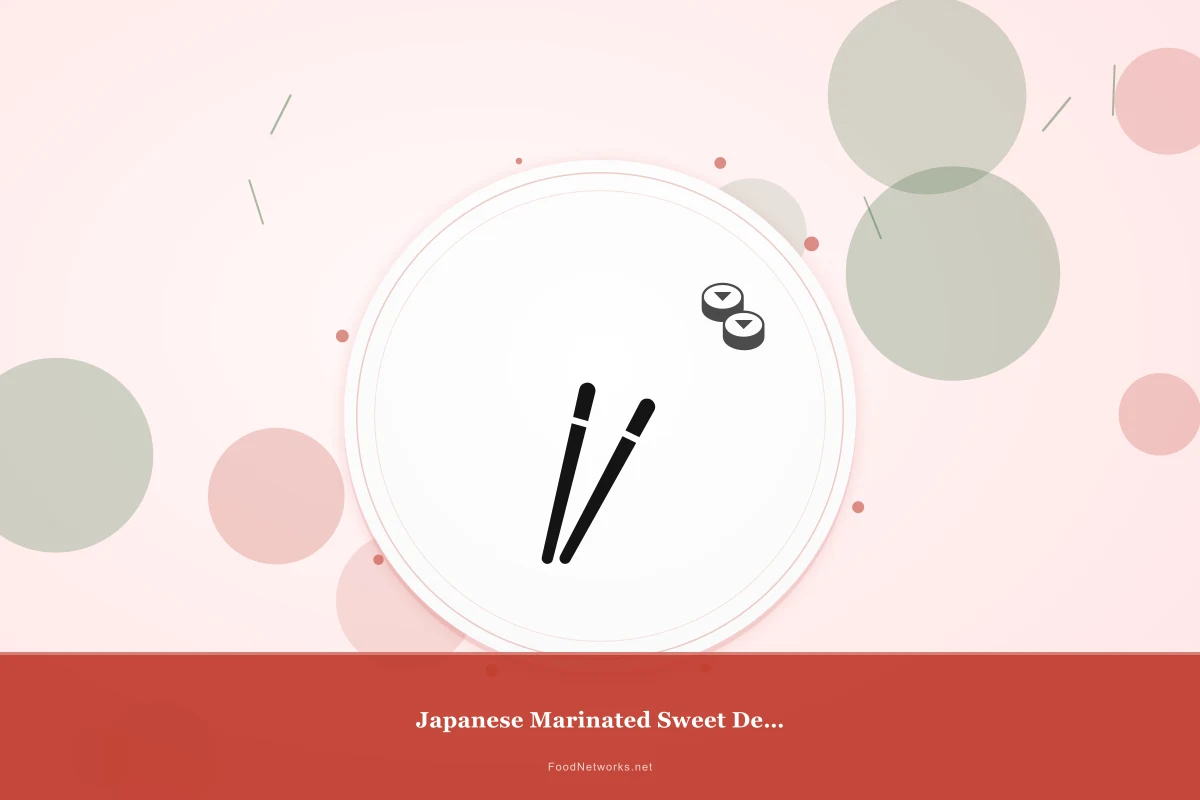 Why This Japanese Marinated Sweet Dessert Recipe Works