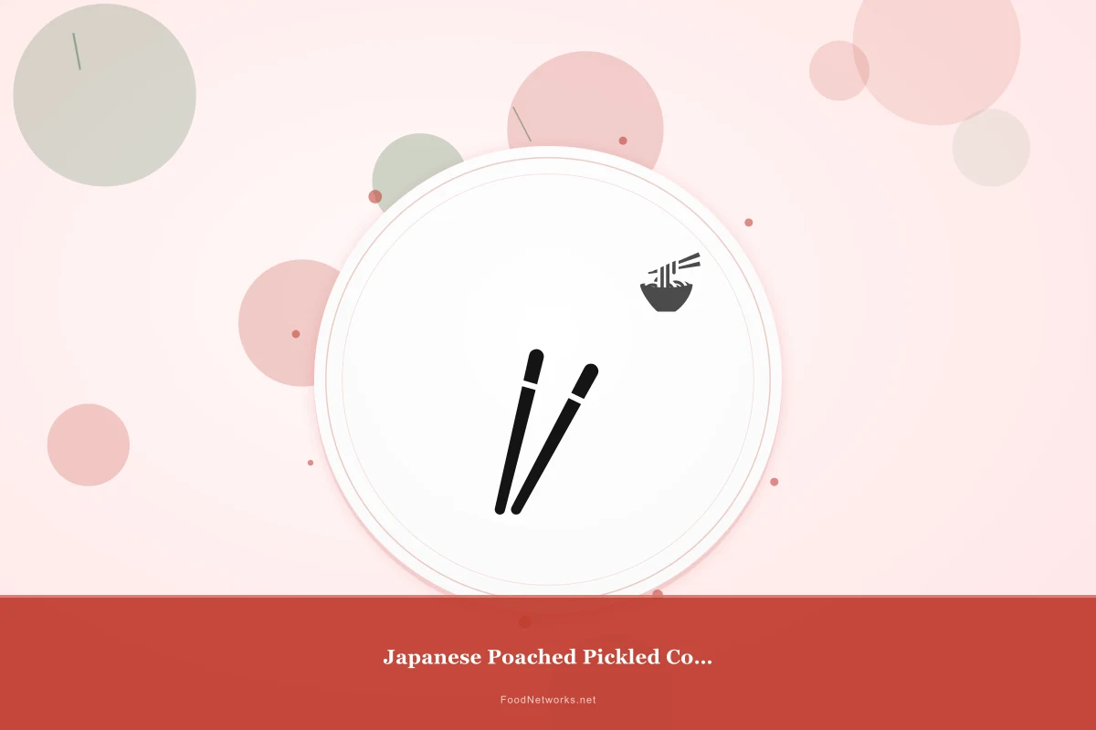 Why This Japanese Poached Pickled Condiment Recipe Works