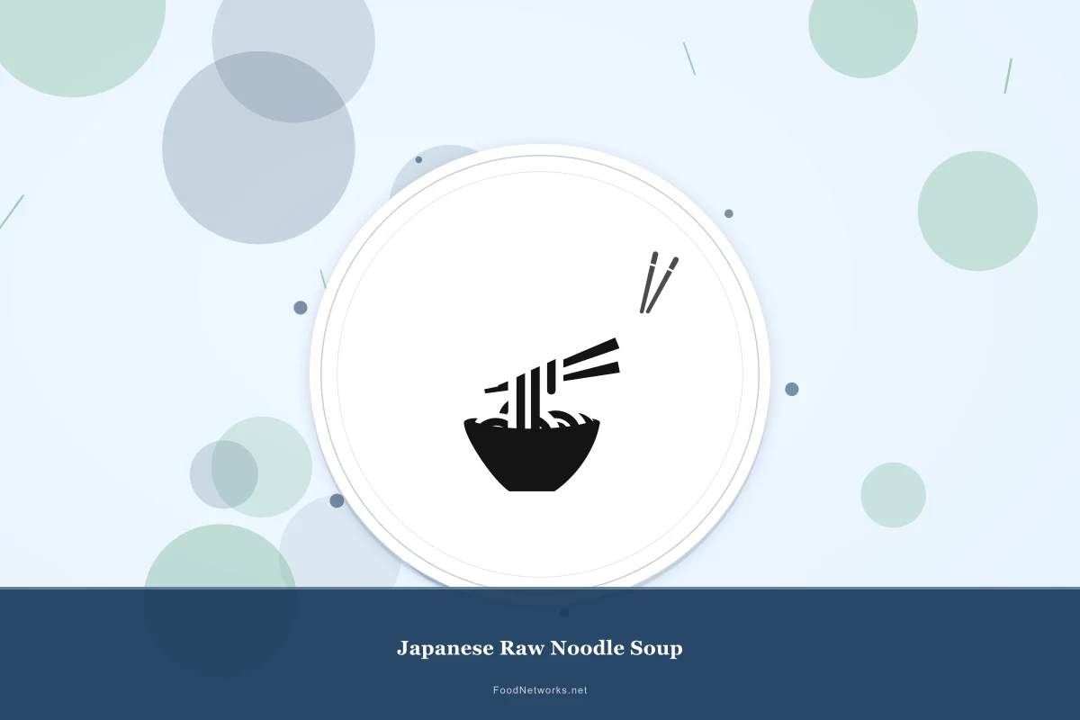 Why This Japanese Raw Noodle Soup Recipe Works