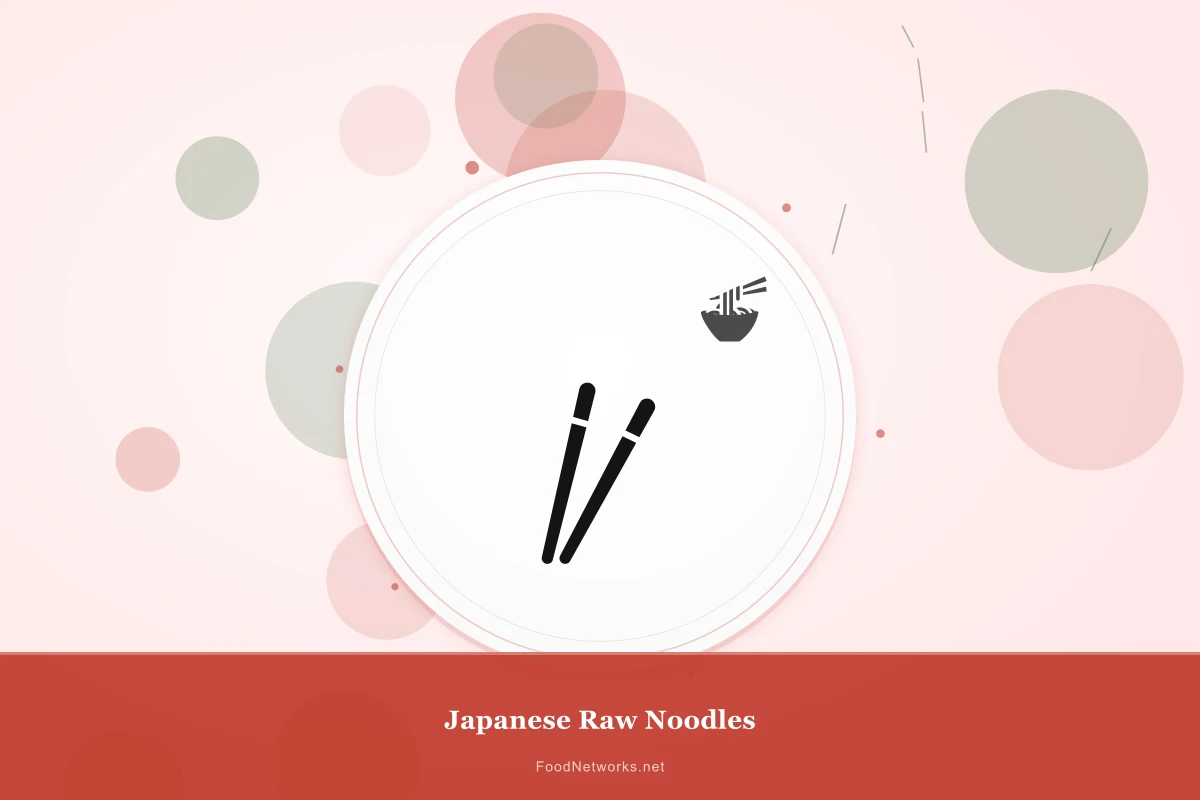 Why This Japanese Raw Noodles Recipe Works