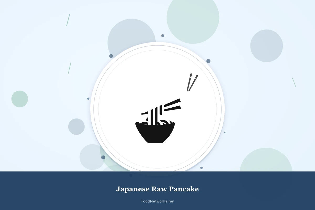 Why This Japanese Raw Pancake Recipe Works
