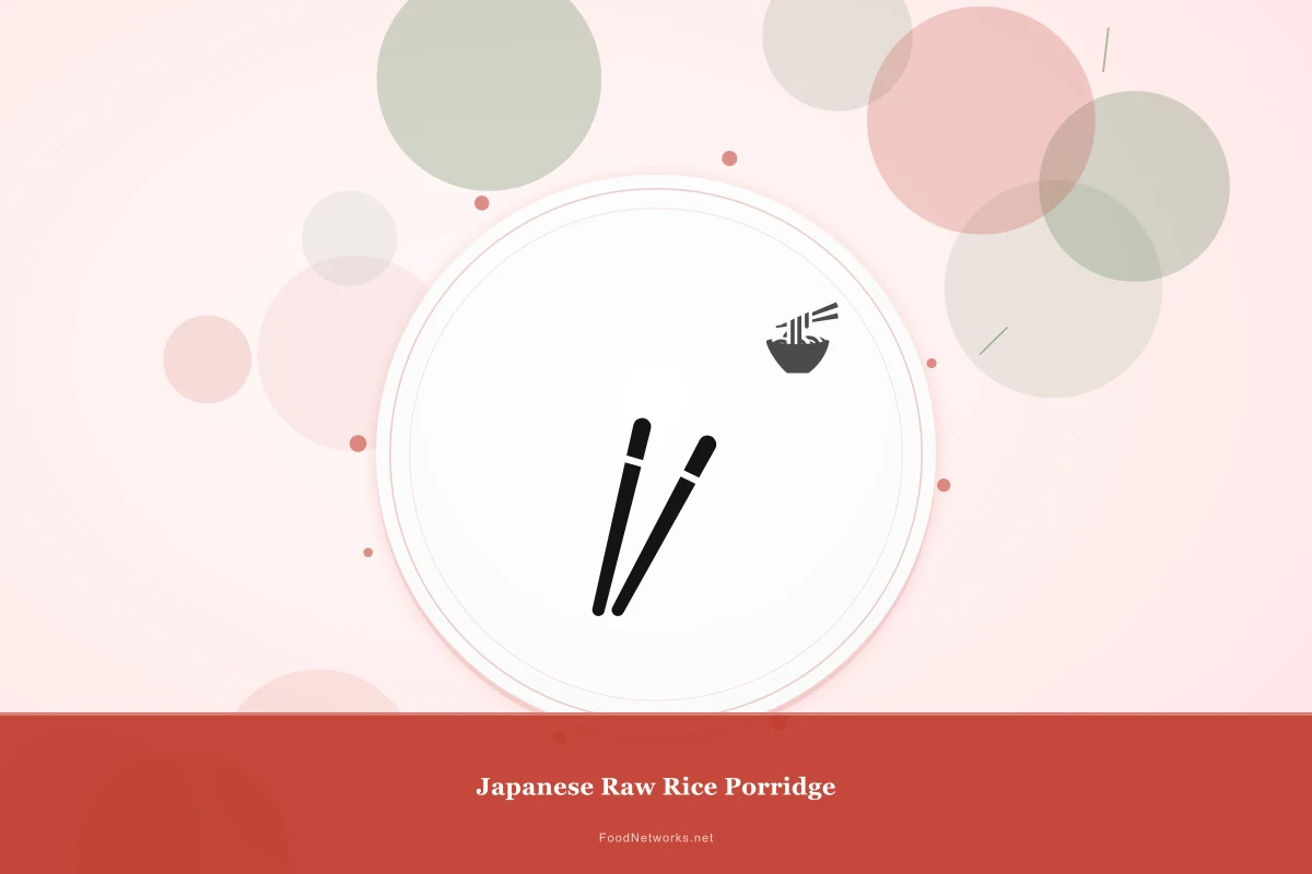 Why This Japanese Raw Rice Porridge Recipe Works