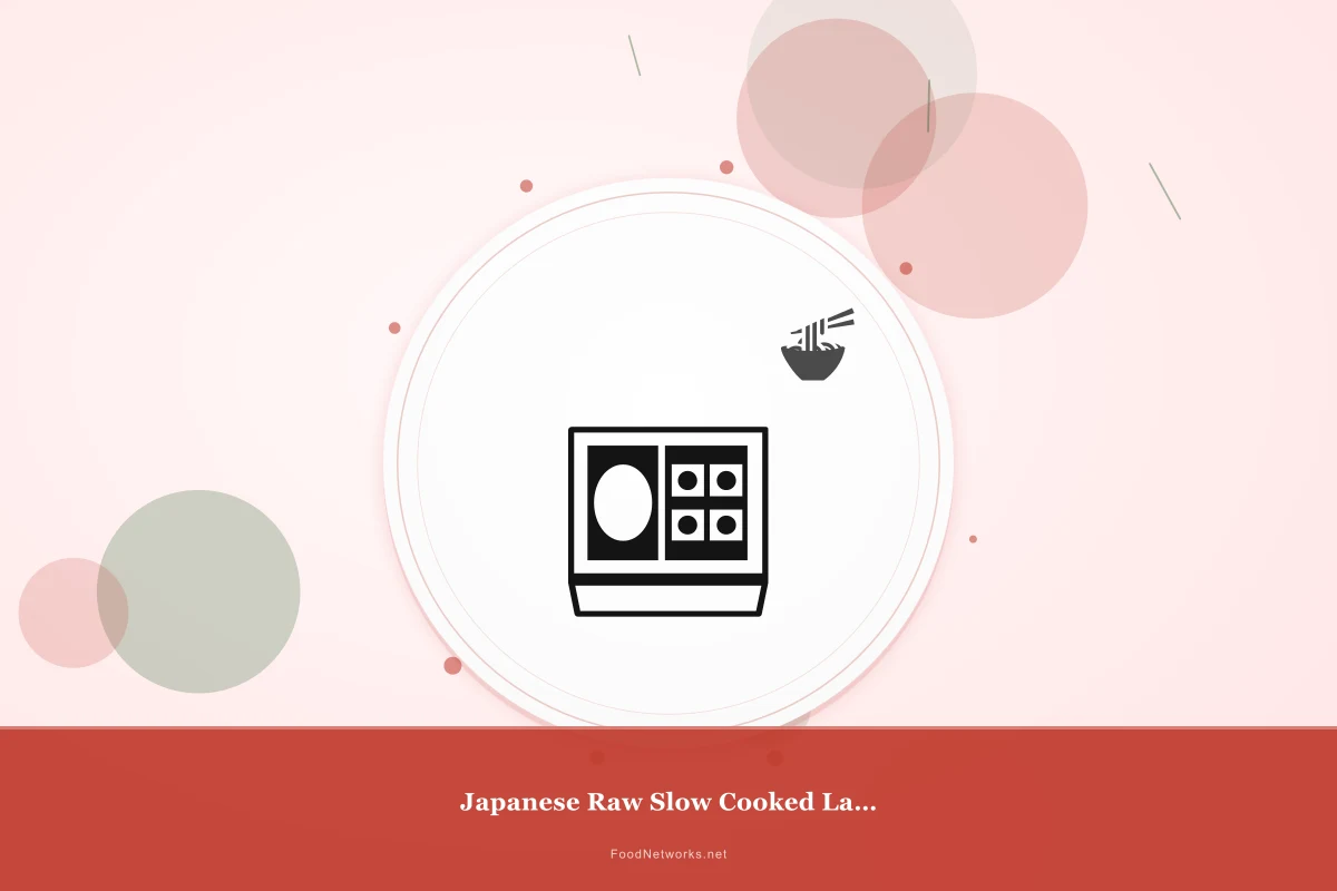 Why This Japanese Raw Slow Cooked Lamb Recipe Works