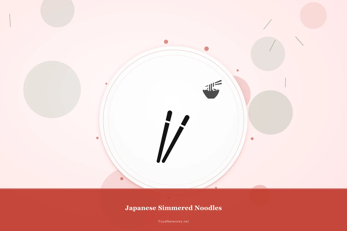 Why This Japanese Simmered Noodles Recipe Works