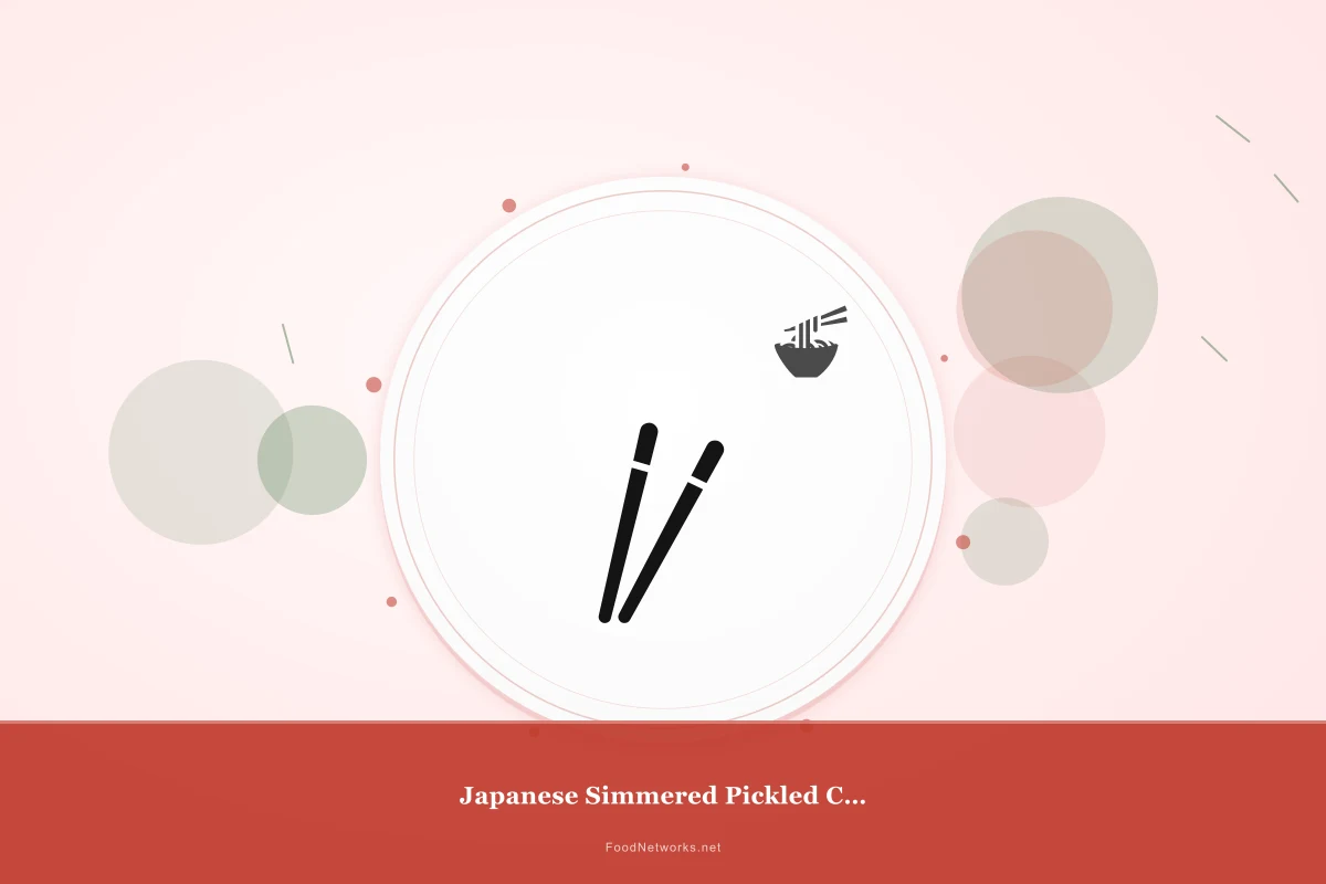 Why This Japanese Simmered Pickled Condiment Recipe Works