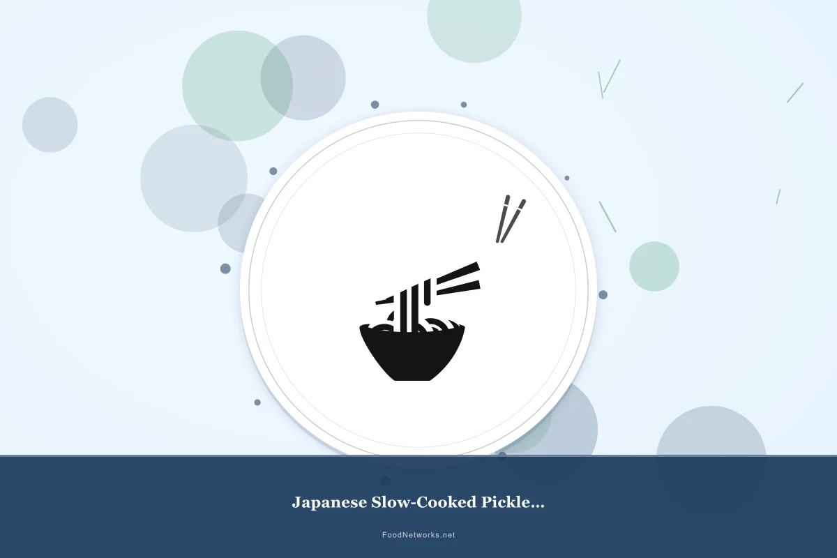 Why This Japanese Slow-Cooked Pickled Condiment Recipe Works