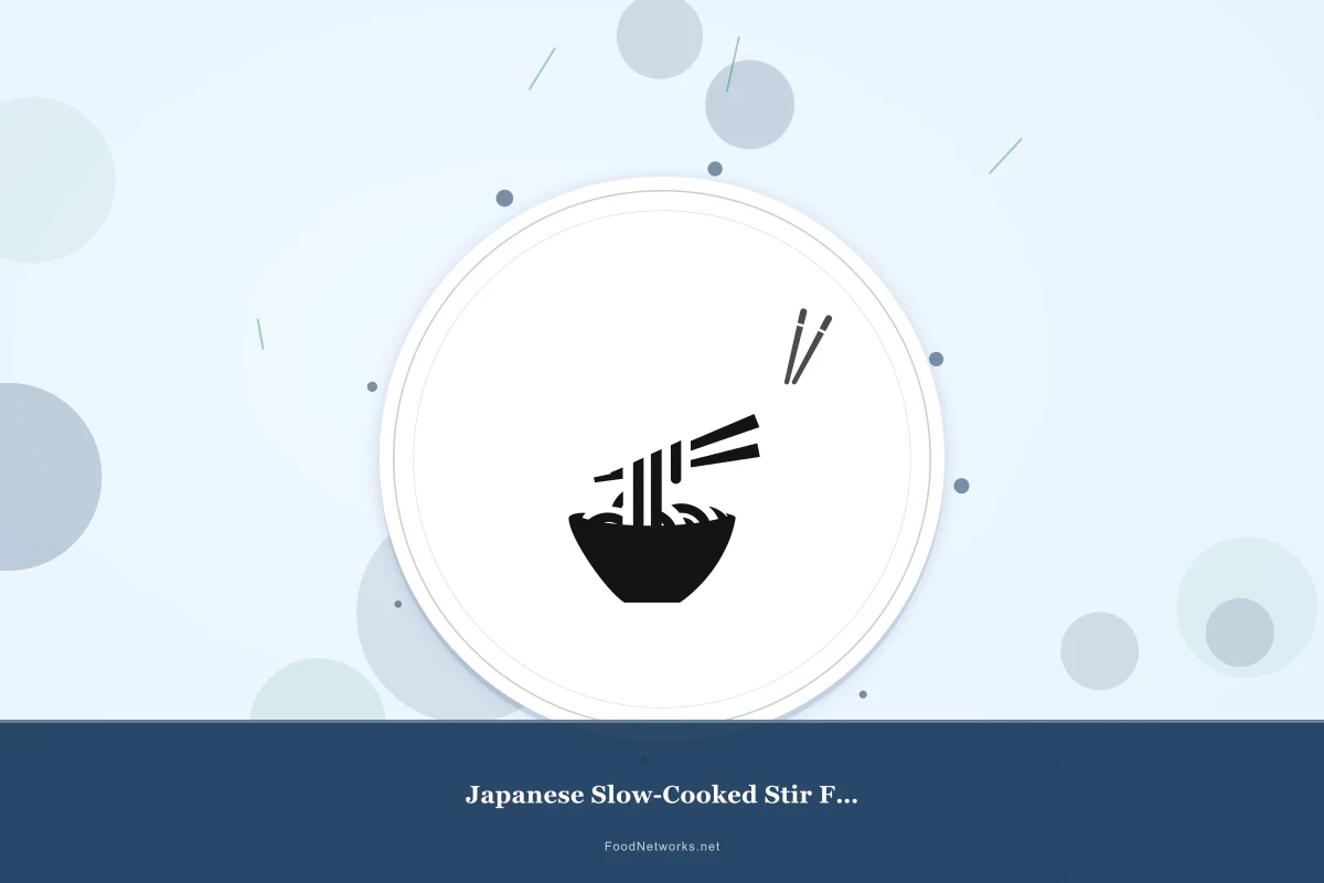 Why This Japanese Slow-Cooked Stir Fry Recipe Works