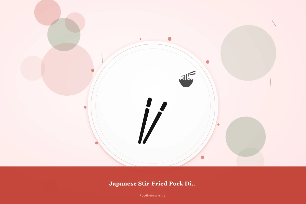 Why This Japanese Stir-Fried Pork Dish Recipe Works