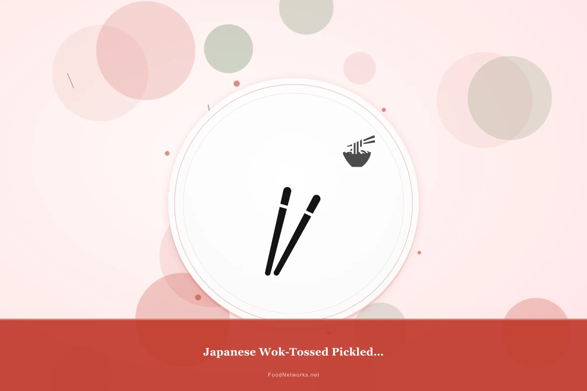 Why This Japanese Wok-Tossed Pickled Condiment Recipe Works