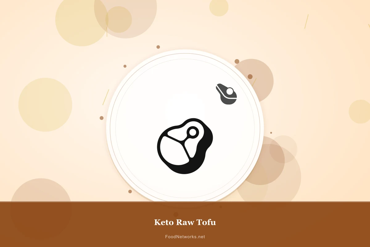 Why This Keto Raw Tofu Recipe Works
