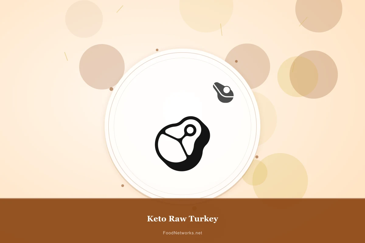 Why This Keto Raw Turkey Recipe Works