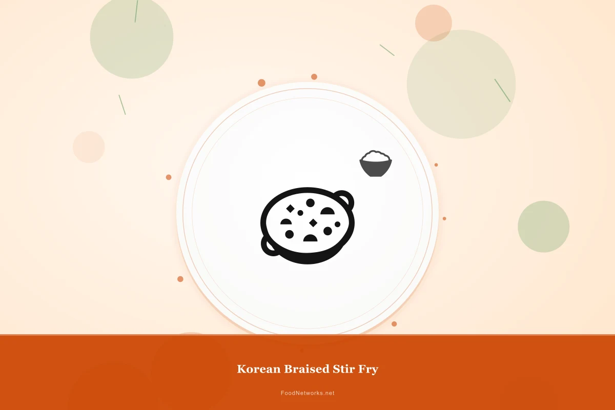 Why This Korean Braised Stir Fry Recipe Works