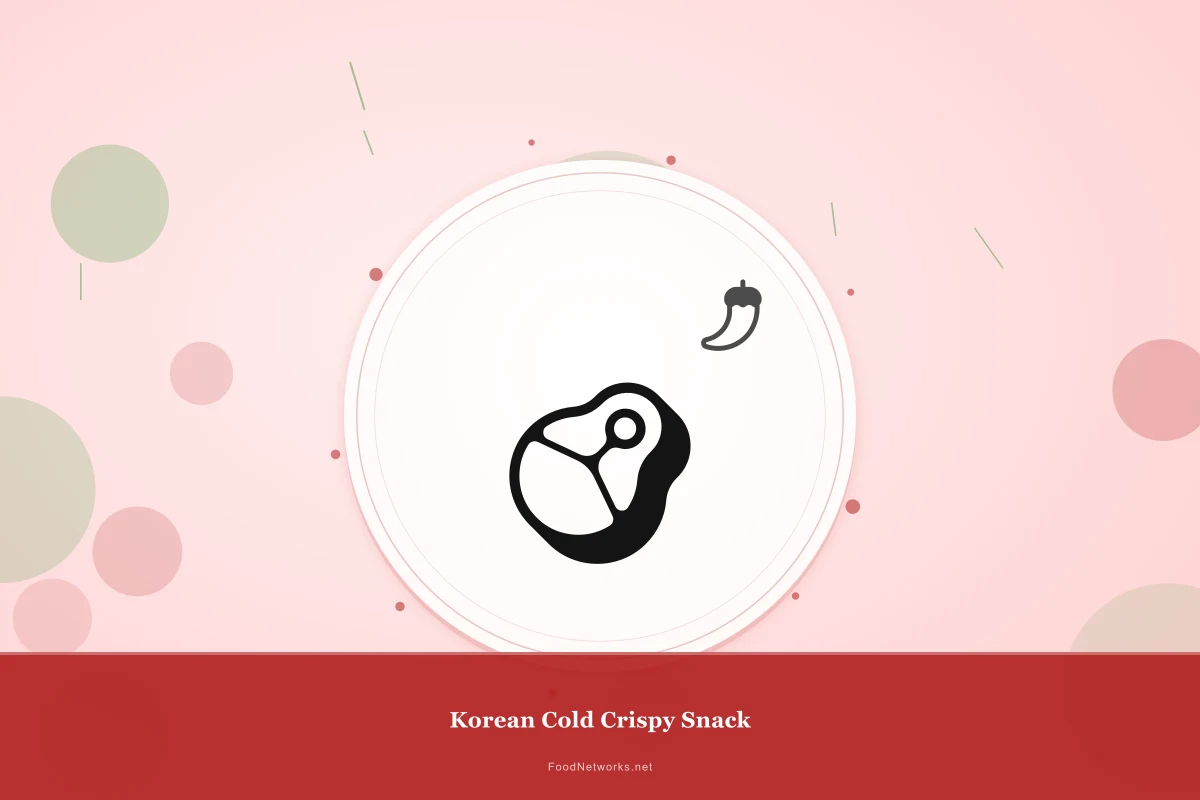 Why This Korean Cold Crispy Snack Recipe Works