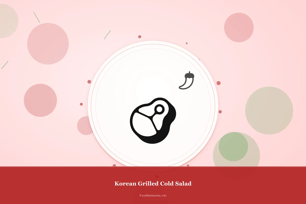 Why This Korean Grilled Cold Salad Recipe Works