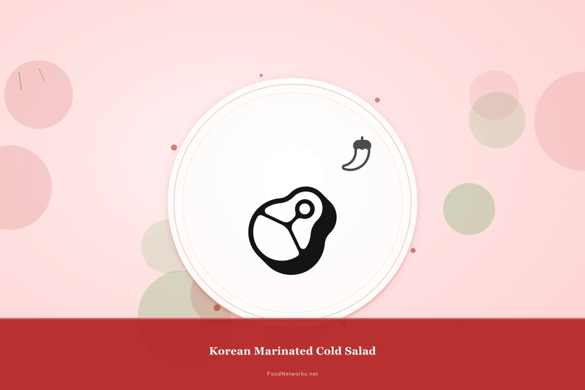 Why This Korean Marinated Cold Salad Recipe Works