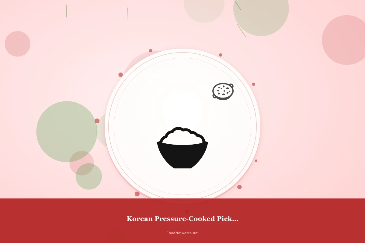 Why This Korean Pressure-Cooked Pickled Condiment Recipe Works