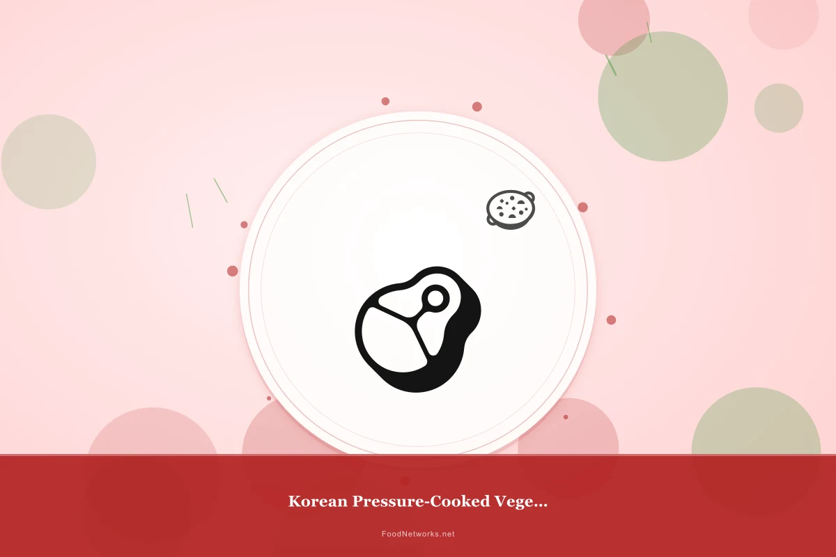 Why This Korean Pressure-Cooked Vegetable Dish Recipe Works