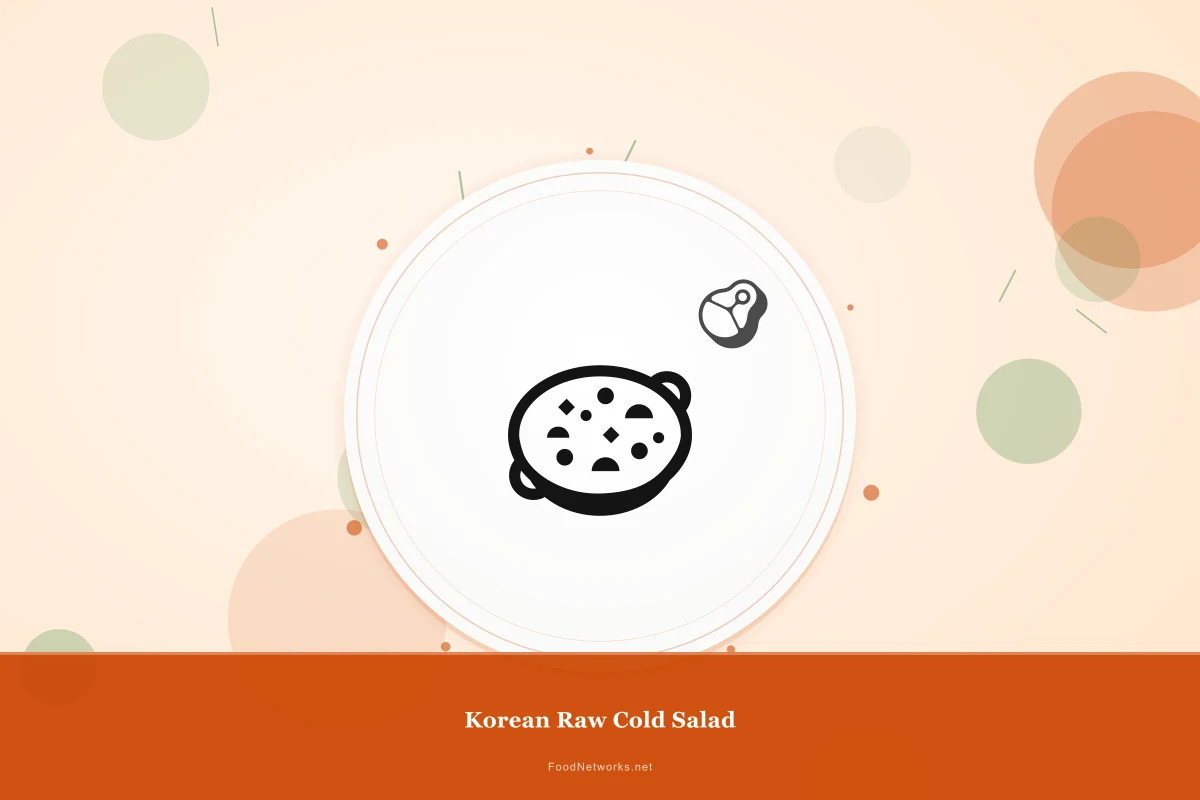 Why This Korean Raw Cold Salad Recipe Works