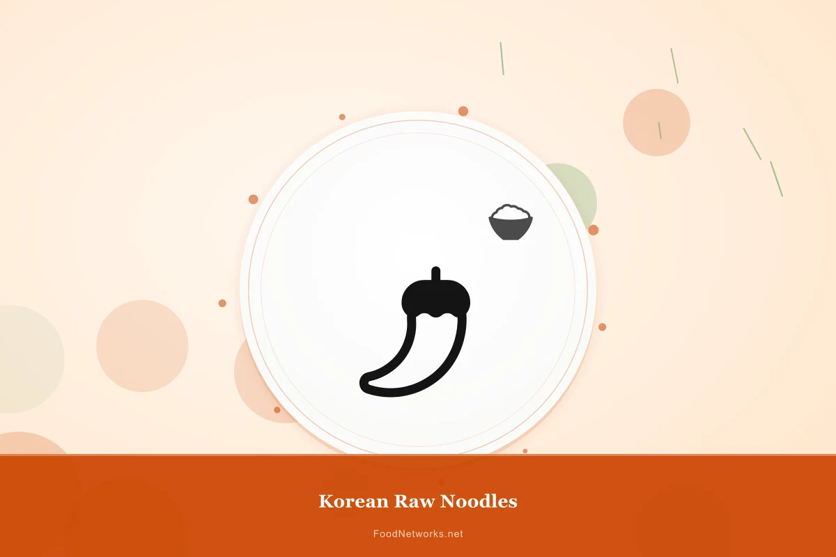 Why This Korean Raw Noodles Recipe Works