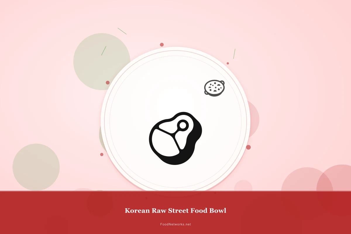 Why This Korean Raw Street Food Bowl Recipe Works