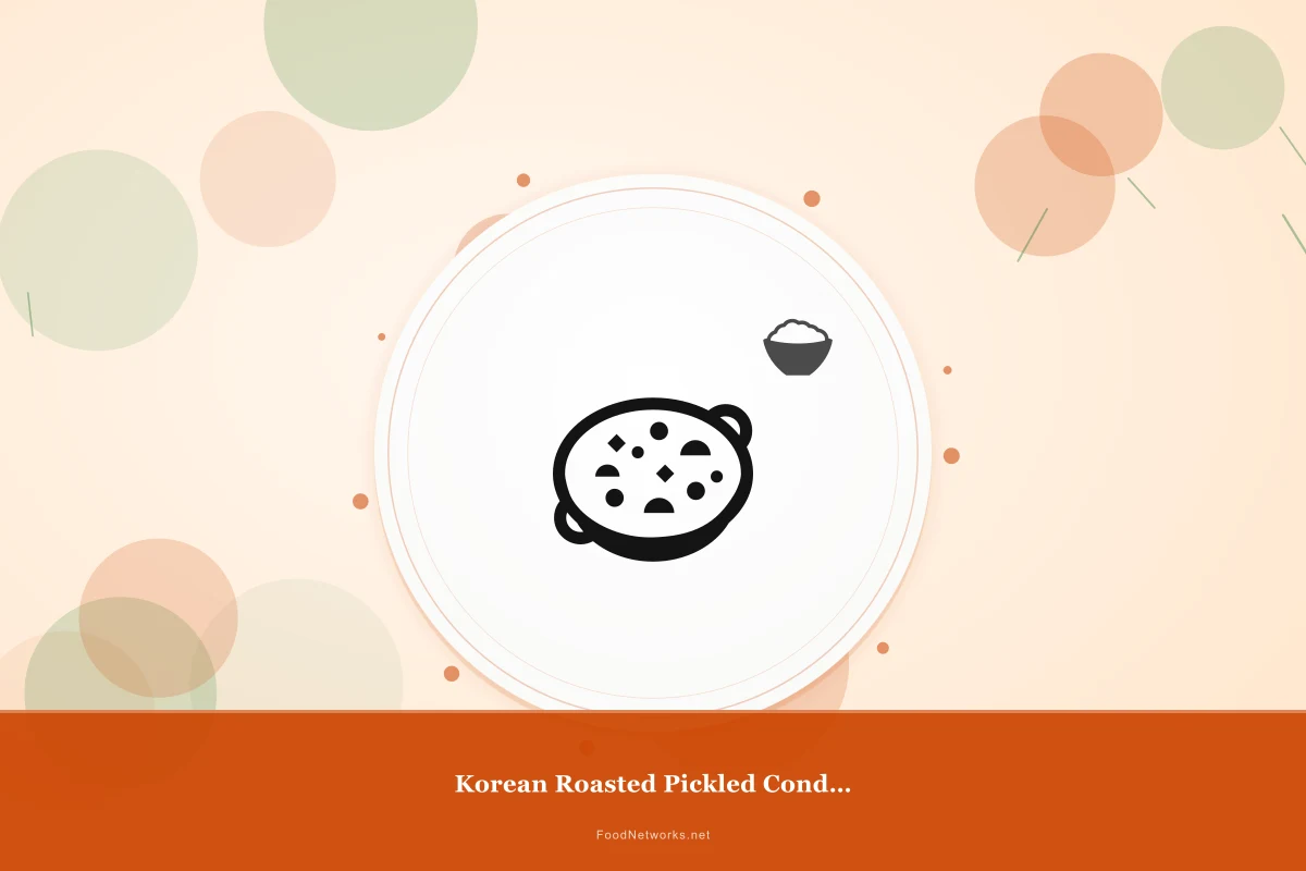 Why This Korean Roasted Pickled Condiment Recipe Works