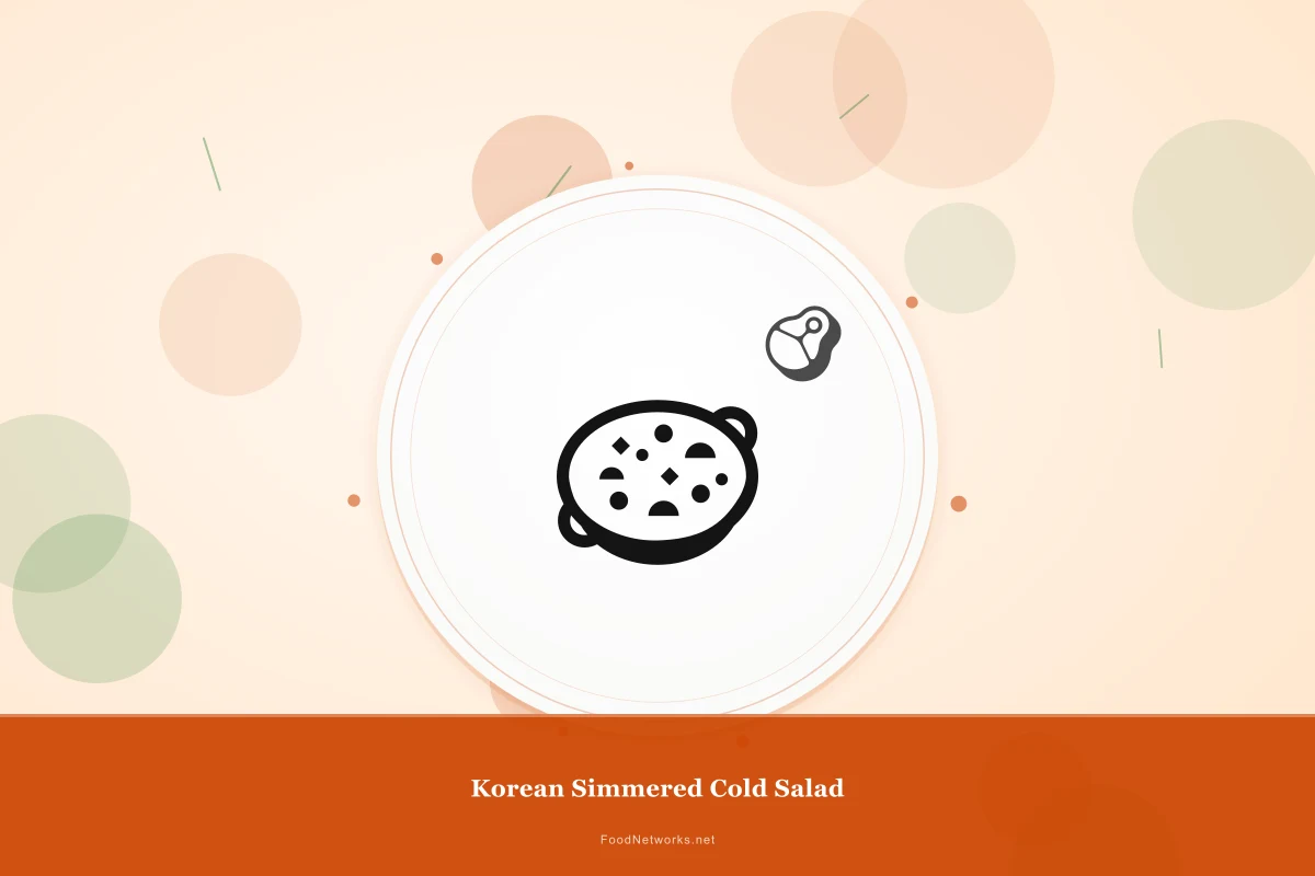 Why This Korean Simmered Cold Salad Recipe Works