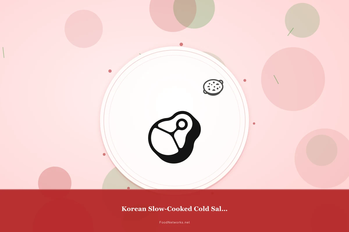 Why This Korean Slow-Cooked Cold Salad Recipe Works