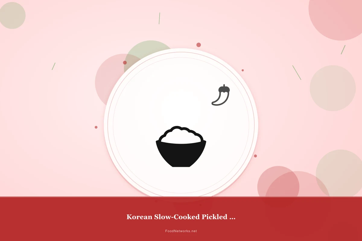 Why This Korean Slow-Cooked Pickled Condiment Recipe Works