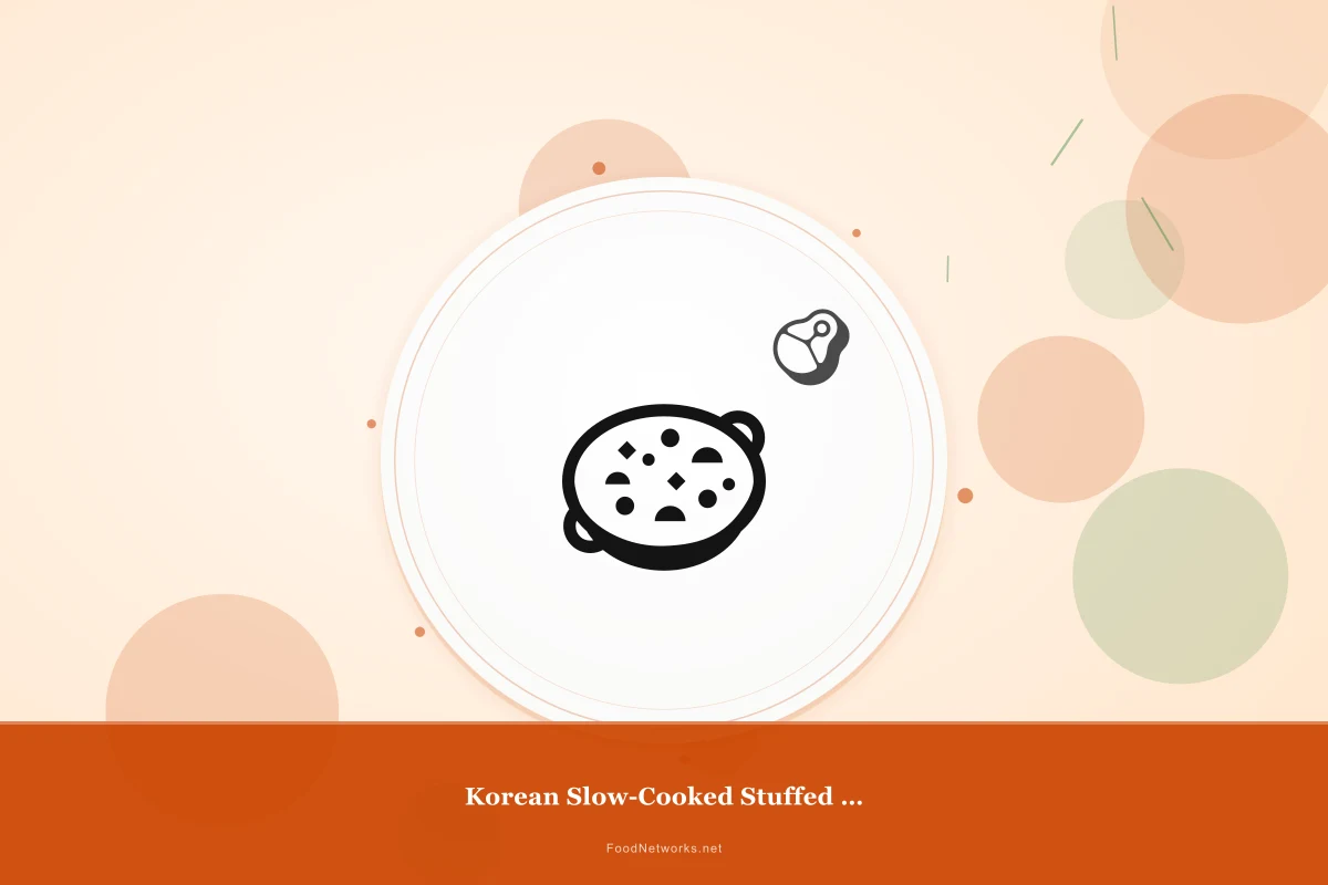 Why This Korean Slow-Cooked Stuffed Vegetable Recipe Works