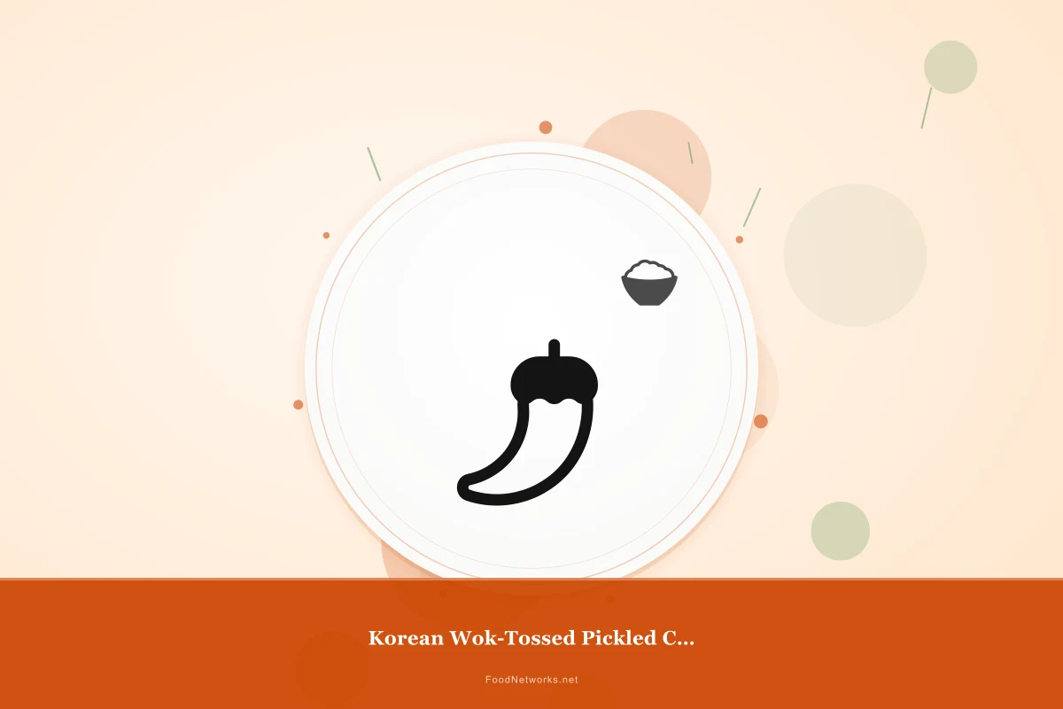Why This Korean Wok-Tossed Pickled Condiment Recipe Works