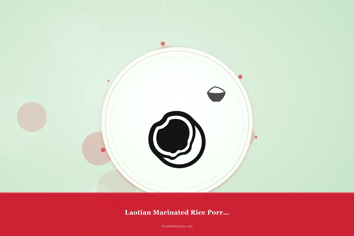 Why This Laotian Marinated Rice Porridge Recipe Works