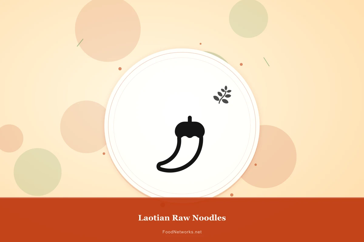 Why This Laotian Raw Noodles Recipe Works