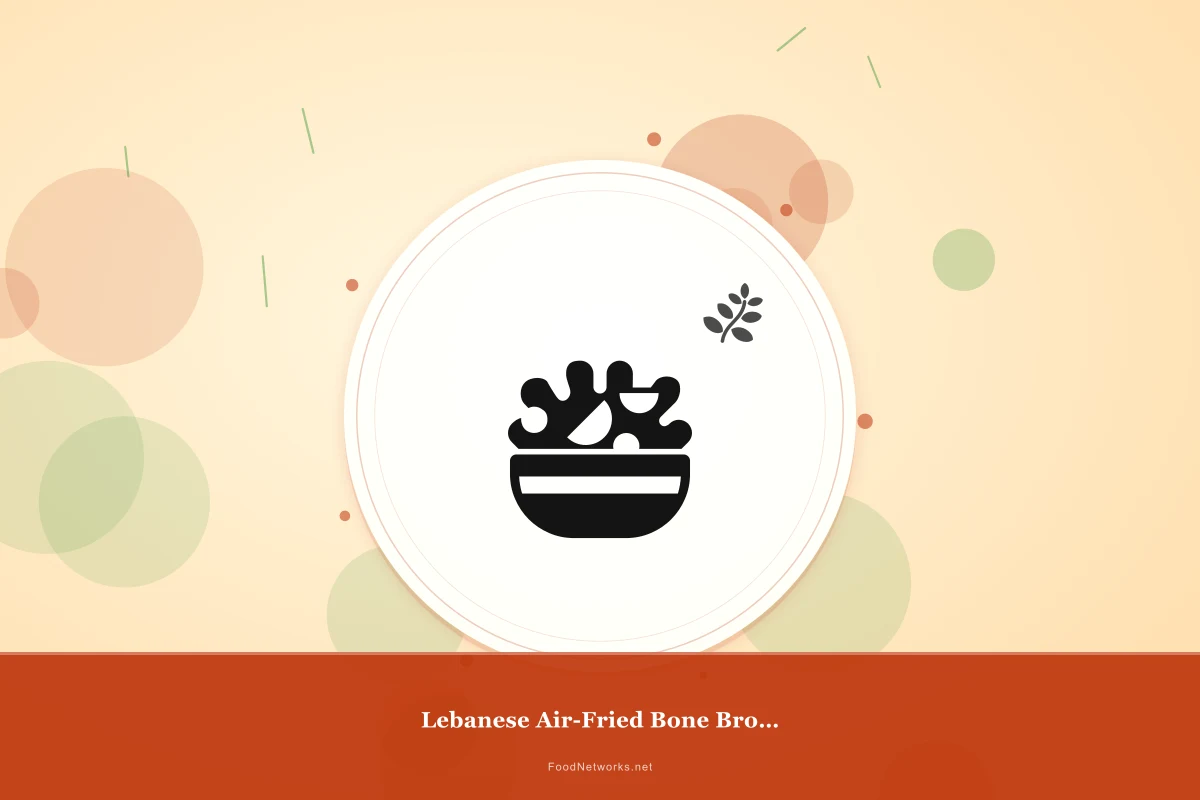Why This Lebanese Air-Fried Bone Broth Recipe Works