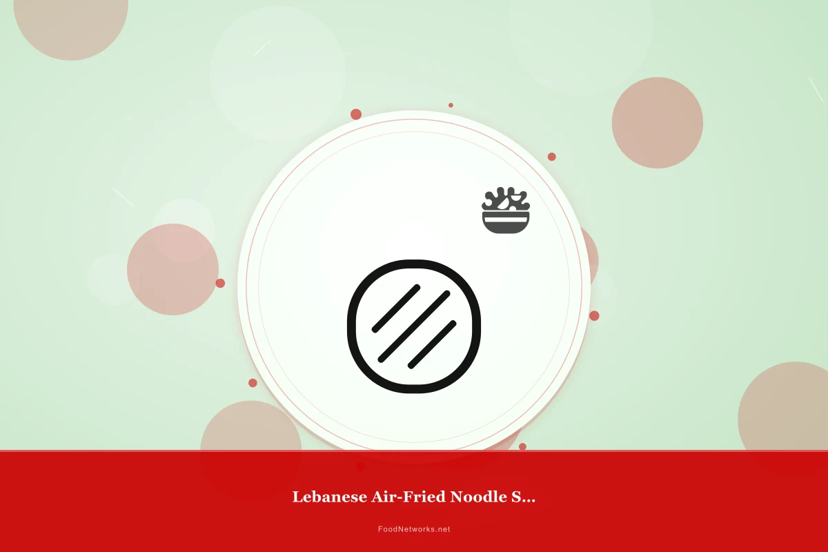 Why This Lebanese Air-Fried Noodle Soup Recipe Works