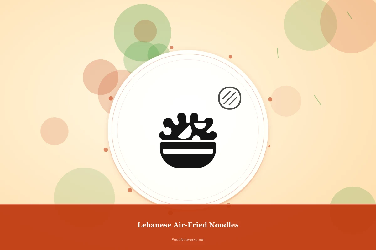 Why This Lebanese Air-Fried Noodles Recipe Works