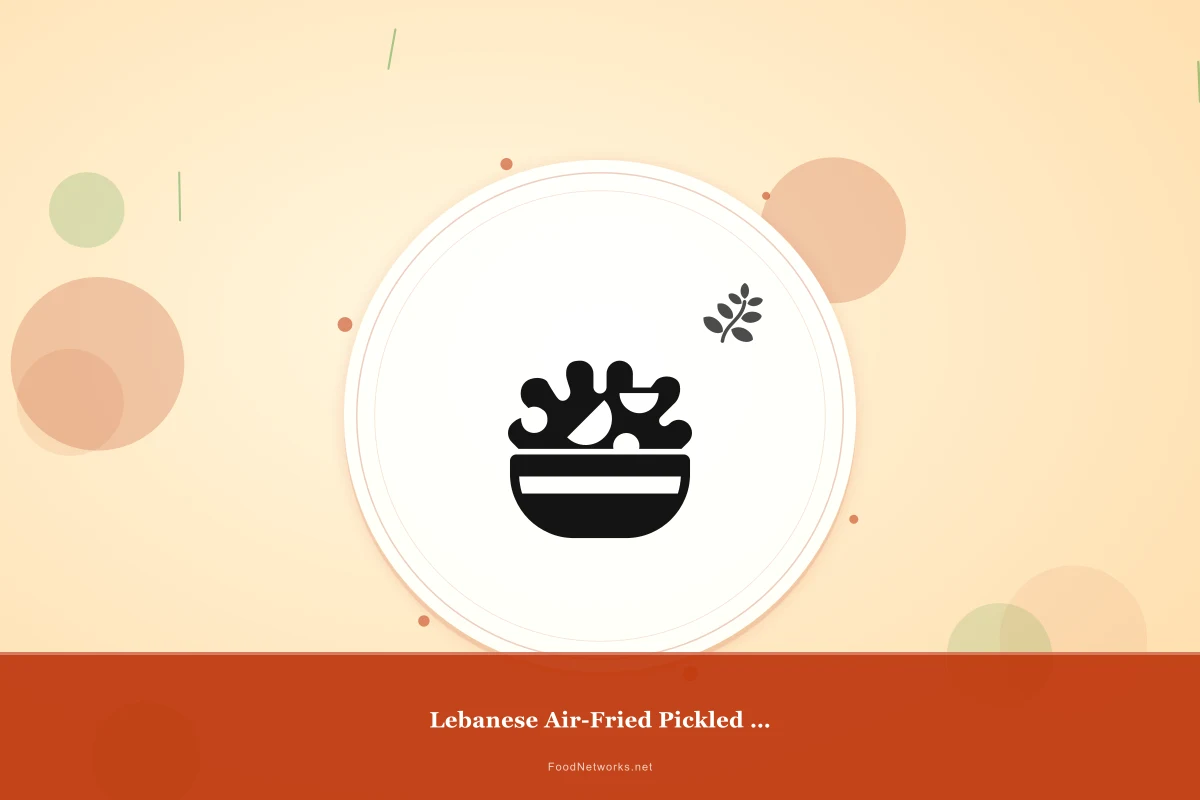 Why This Lebanese Air-Fried Pickled Condiment Recipe Works