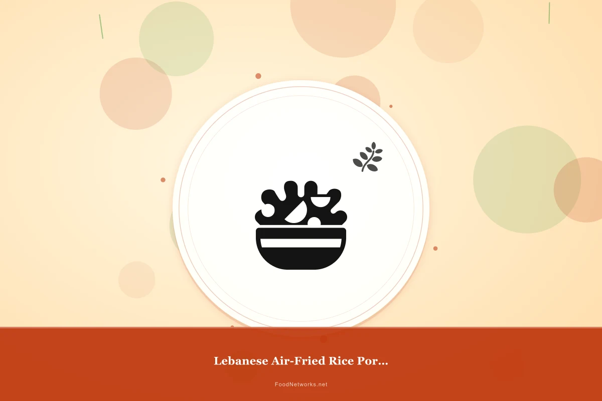 Why This Lebanese Air-Fried Rice Porridge Recipe Works