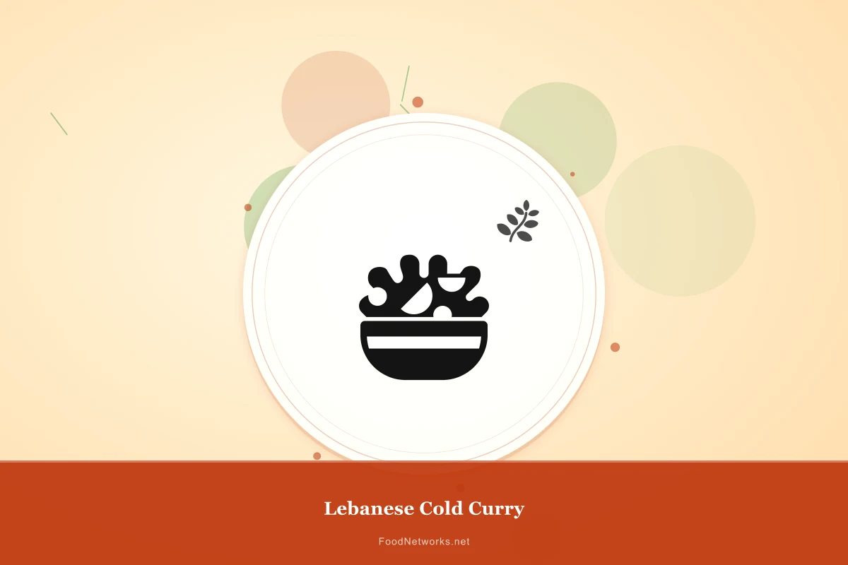 Why This Lebanese Cold Curry Recipe Works