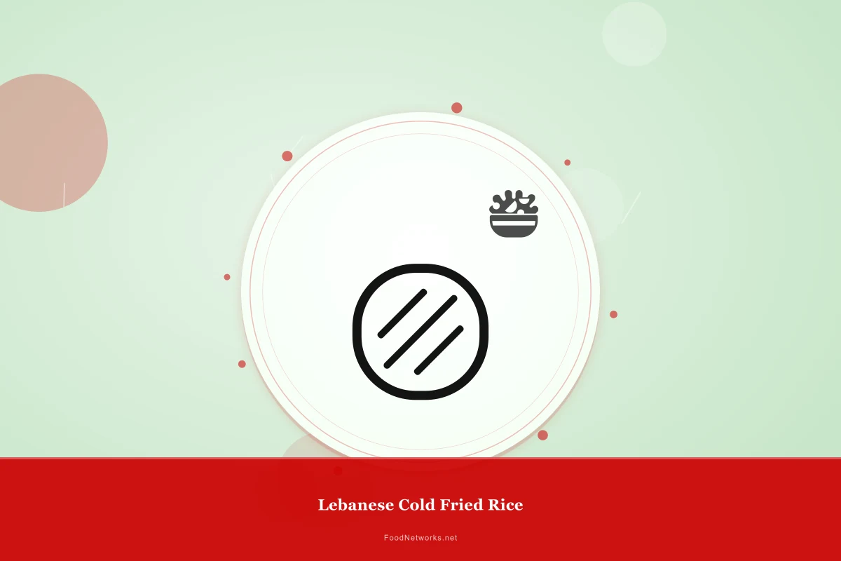 Why This Lebanese Cold Fried Rice Recipe Works