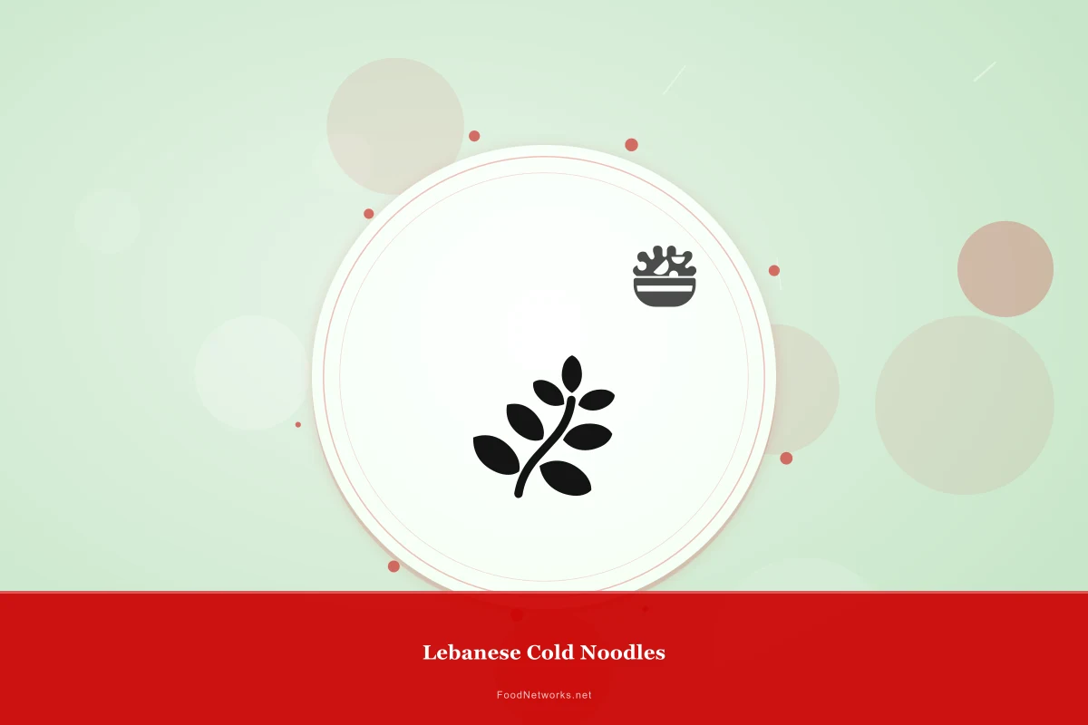 Why This Lebanese Cold Noodles Recipe Works