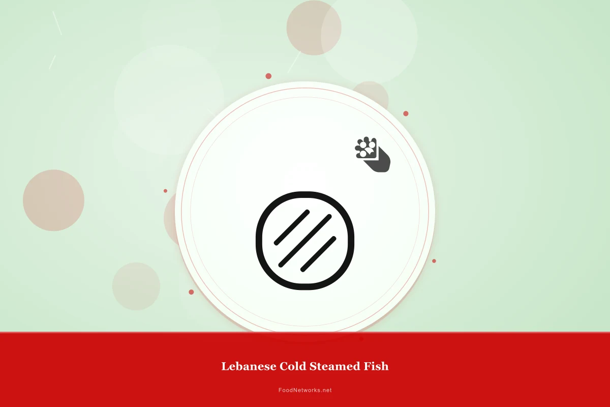 Why This Lebanese Cold Steamed Fish Recipe Works
