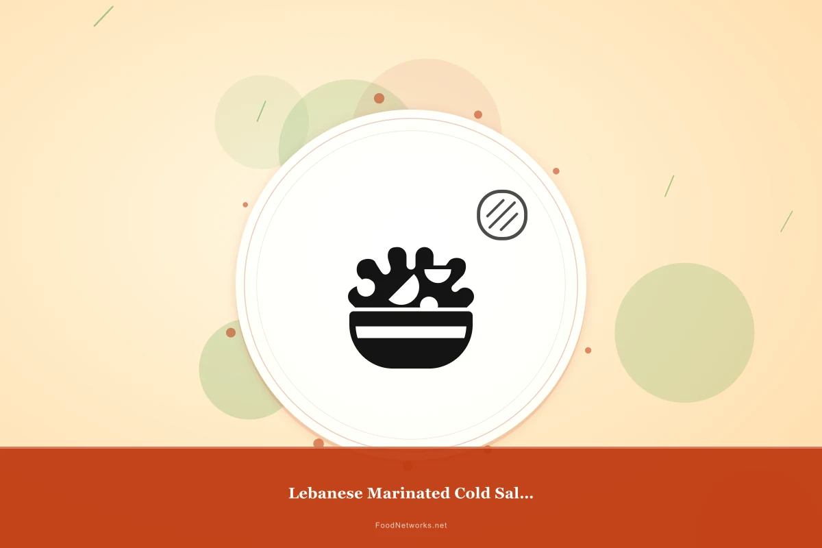Why This Lebanese Marinated Cold Salad Recipe Works