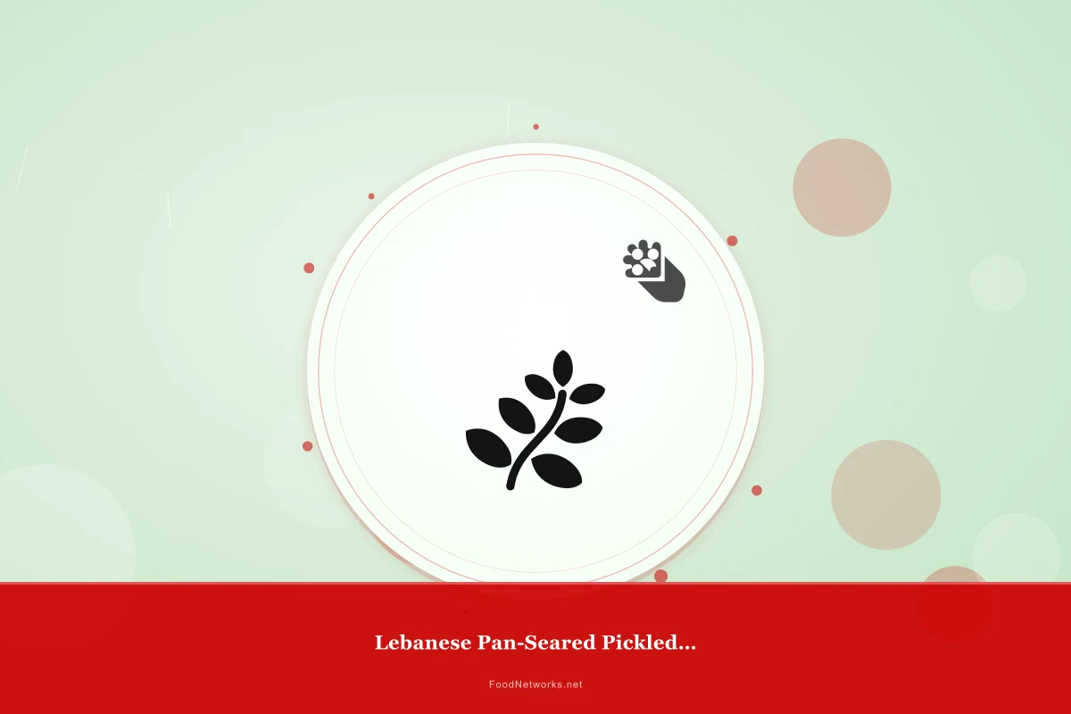 Why This Lebanese Pan-Seared Pickled Condiment Recipe Works