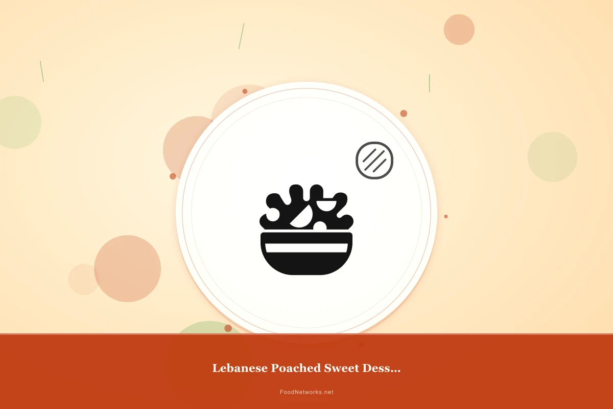 Why This Lebanese Poached Sweet Dessert Recipe Works