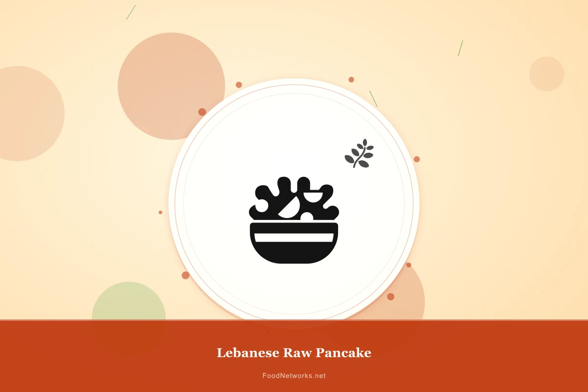 Why This Lebanese Raw Pancake Recipe Works