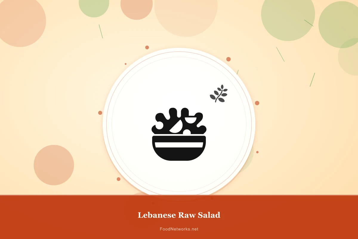 Why This Lebanese Raw Salad Recipe Works