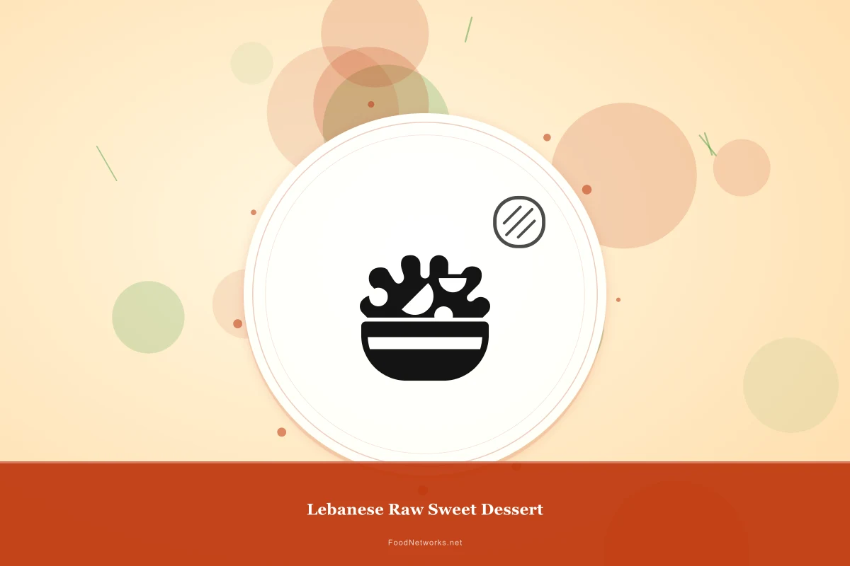 Why This Lebanese Raw Sweet Dessert Recipe Works