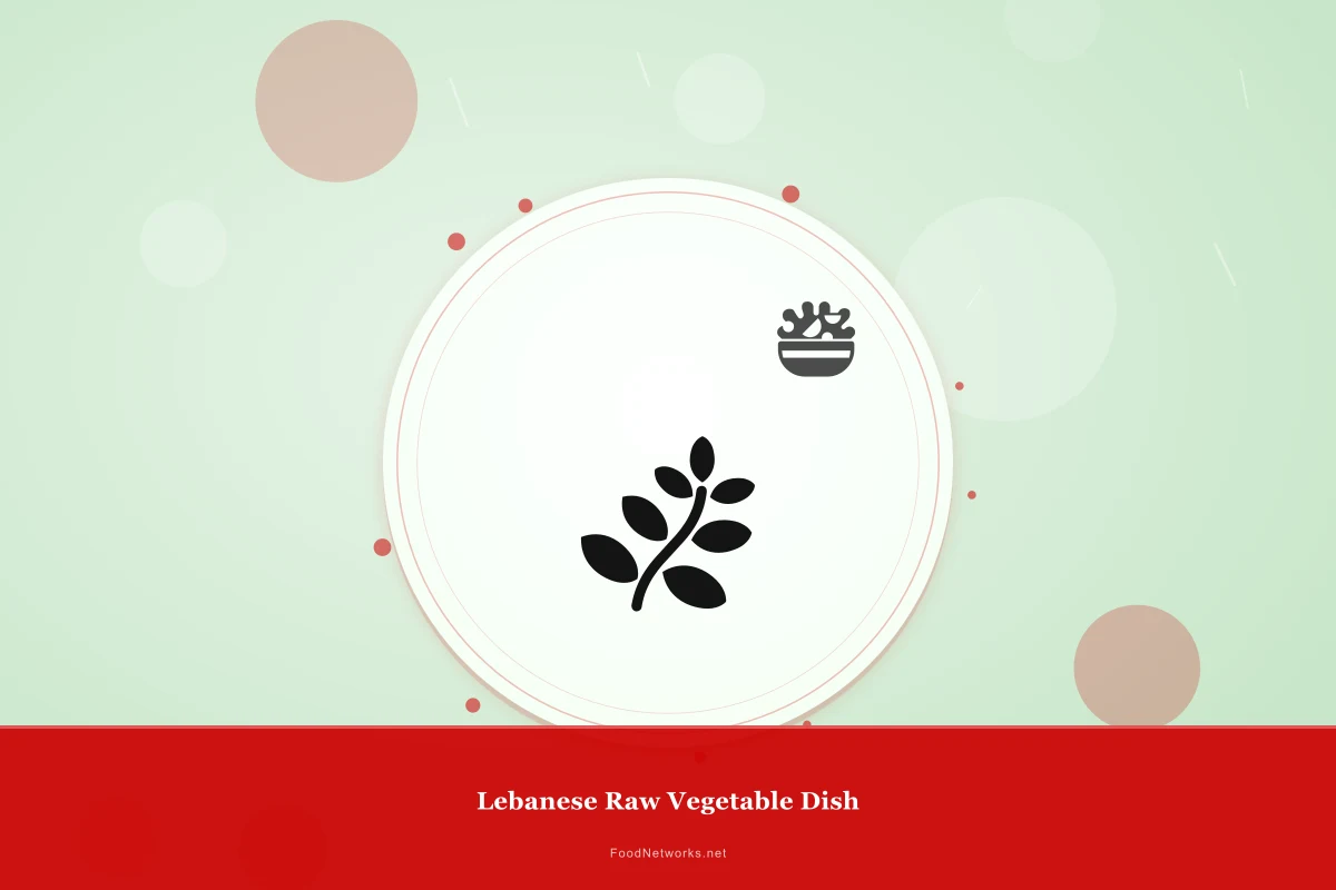 Why This Lebanese Raw Vegetable Dish Recipe Works